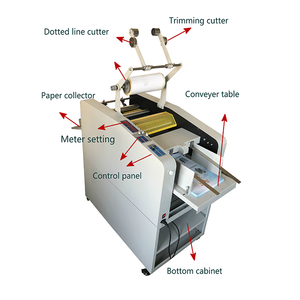 Machine de plastification thermique A3 pour <span class=keywords><strong>feuilles</strong></span>, plastifieuse à rouleaux avec rouleau de pression en silicone, chauffée à l'huile, alimentation par aspiration entièrement automatique - Product Image 2