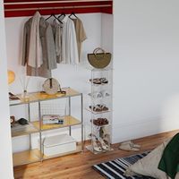 Étagère à chaussures en acrylique, organisateur de rangement, étagère à chaussures en plastique, étagère à chaussures multicouche moderne pour la maison