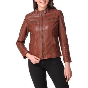 Veste en cuir de serpent de haute qualité pour femmes, écologique, imperméable, design classique, nouvelle collection automne-hiver - Product Image 1