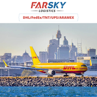Livraison express internationale rapide Farsky Logistics Chine vers le Mexique Service de fret porte à porte pour les marchandises dangereuses Assistance 24h/24 et 7j/7