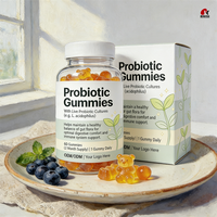 Gummies Probiotiques OEM/ODM à base de Bacillus Coagulans pour le soutien digestif et immunitaire, à base de pectine, sans gluten, complément alimentaire GMP/Halal/Kosher