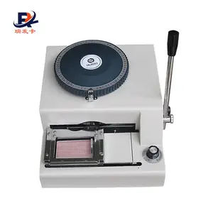 78 characters 2 in 1 PVC card embosser and indenting machine