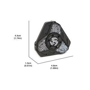 Spinner de doigt EDC Mecha élégant, jouet anti-stress en métal à manivelle portable pour usage quotidien, soulagement TDAH, cadeaux pour adultes, pour les 14-18 ans - Product Image 6