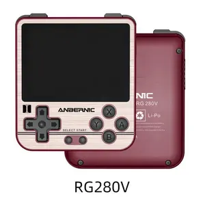 格安ミニポータブルアンバーニックレトロハンドヘルドRG280VゲームコンソールプレーヤーOpendinguxRG280V64GBデジタルゲーミングマシンキッズギフト
