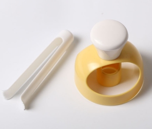 Grand moule à beignets américain avec <span class=keywords><strong>pince</strong></span> à tremper, outil de cuisson, biscuit imprimé en plastique pain creux Accessoires de cuisine créatifs - Product Image 3