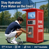 Distributeur d'eau personnalisé avec purificateur RO 800 GPD, écran LED, désinfection UV, nettoyage automatique et gestion basée sur le cloud