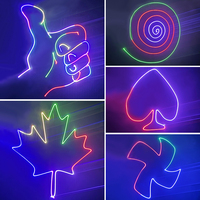 Projecteur animé Premium Télécommande Ambiance pour Concert Club Anniversaire Mariage RGB Laser Party Dj Disco Light