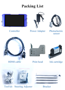 เครื่องพิมพ์อิงค์เจ็ทระบบอัตโนมัติรหัสวันที่ผลิตขวดขนาด12.7มม. สำหรับกระดาษไม้พลาสติกโลหะ - Product Image 6
