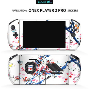 สติ๊กเกอร์ป้องกันผิวหน้าจอ Onex Player 2 Pro ลายดอกไม้ ฝาครอบป้องกัน PVC สำหรับอุปกรณ์เล่นเกมพกพา - Product Image 1