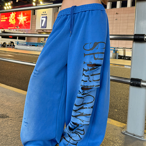 <span class=keywords><strong>Pantaloni</strong></span> Streetwear Personalizzati Kaleo per Donne, <span class=keywords><strong>Pantaloni</strong></span> Larghi <span class=keywords><strong>con</strong></span> <span class=keywords><strong>Elastico</strong></span> e Coulisse, <span class=keywords><strong>Pantaloni</strong></span> Baggy a Gamba Dritta - Product Image 5