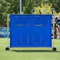 Barret 003WB, Ayuda de Entrenamiento de Fútbol de Aluminio, 250x173 cm, el Balón Pasa a Través Sin Perder Velocidad, para Entrenamiento de Tiros Libres y Porteros Adultos