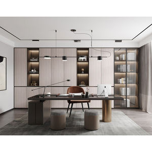 Libreria Classica in Legno Massello Bianco, Design Moderno per Bambini e Studenti, con Scrivania Integrata - Product Image 4