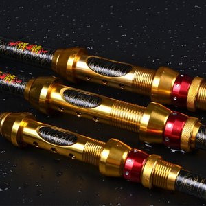 Canne à pêche télescopique en fibre de carbone ultra courte et portable pour la pêche en eau salée et la pêche en mer. - Product Image 2