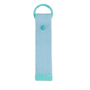 Porte-clés personnalisé en toile tissée brodée, étiquette vierge en tissu, vente en gros DIY - Product Image 5