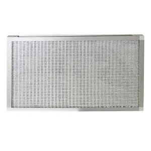 Op Maat Gemaakt Metalen Frame Aluminium Mesh Primaire Filter Olierookverwijdering Luchtfilter Hoge Temperatuur Zuiveringsfilter