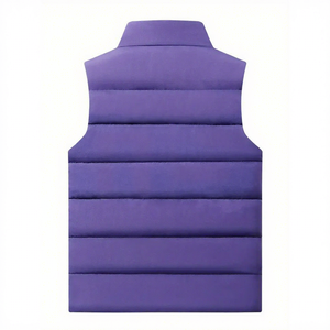 Custom Made Breathable Casual Body <b>Warmer</b> Men's Outdoor Quilted Puffer Vest Sleeveless Autumn Gilet Waterproof Windproof Jacket - Product Image 5