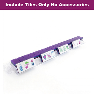 Juego de Mahjong Acrílico Morado de Lujo Moderno de 4 Capas con 160 Fichas, Portátil, Duradero y Resistente al Agua para Fiestas, <span class=keywords><strong>Casino</strong></span> y Camping - Product Image 6