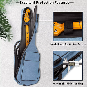 39インチ ソフト アコースティック クラシックギター ケース 厚手スポンジパッド入り ギター ギグバッグ 防水 ギター バックパック - Product Image 4