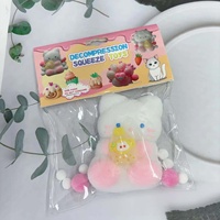 Oferta Especial: Squishies de Gato Kawaii de Rebote Lento, Bolas Antiestrés de TPR para Niños y Niñas, Recompensas para el Aula