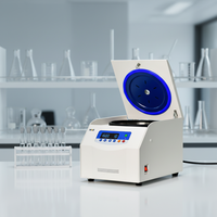 Tabletop Portable Max 21000 RPM High Speed Brushless Motor Centrifuge with 31061xg RCF and 4x100ml Fixed Angle Rotor
