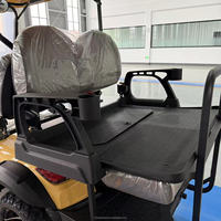 Voiturette de golf électrique fermée neuve 2026, 4 places avec climatisation, batterie lithium 60V pour parcours de golf