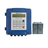 Débitmètre à ultrasons portable compteur d'énergie mural enfichable Agent de couplage externe imprimé pince extérieure fluides d'eau chauds