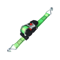 Nouveau 1 pouce 600kg Polyester moto sangles à cliquet rétractables sangles d'arrimage rétractables automatiques avec Double crochet en J