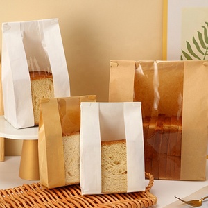 <span class=keywords><strong>Bolsa</strong></span> de <span class=keywords><strong>pan</strong></span> <span class=keywords><strong>Kraft</strong></span> marrón a prueba de grasa personalizada al por mayor con ventana, gran oferta, <span class=keywords><strong>bolsa</strong></span> de <span class=keywords><strong>pan</strong></span> con lazo de estaño, bolsas de comida <span class=keywords><strong>Kraft</strong></span> - Product Image 2