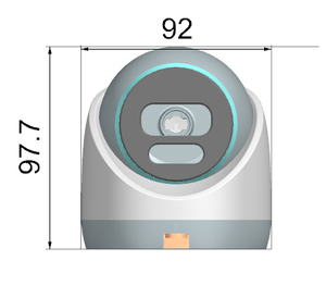 Outdoor Bewakingscamera Behuizing Ip66 Outdoor Security Dome <span class=keywords><strong>Cctv</strong></span> <span class=keywords><strong>Camera</strong></span> Koepel Behuizing Aluminium Metalen Doos Koepel Behuizing Behuizing