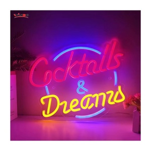 Enseigne néon LED personnalisée, homologuée CE, alimentation Mean Well, éclairage RGB, panneau arrière en acier inoxydable et acrylique, enseigne <span class=keywords><strong>Campari</strong></span> - Product Image 1