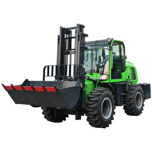 מלגזה חדשה 3 טון דיזל לשטח קשה 4X4 עם תקן CE ו-EPA לבנייה, חקלאות וקמעונאות - Product Image 4