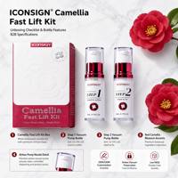 Kit Premium 2-en-1 pour Rehaussement de Cils et Lamination des Sourcils, Permanente de Cils à Fixation Rapide en 5 Minutes avec Crème Nourrissante à la Camélia et aux Nutriments Complexes