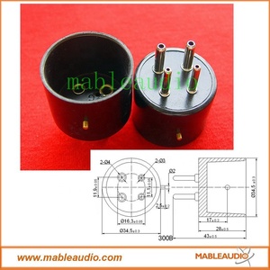 قاعدة أنبوب مكبر صوت احترافي Mable Audio 300BR-2 بأربعة مسامير/قاعدة أنبوب تفريغ - Product Image 5