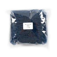 Cheveux humains bleus en vrac 30g, cheveux colorés tendance en vrac pour tressage, extensions capillaires créatives, usine OEM