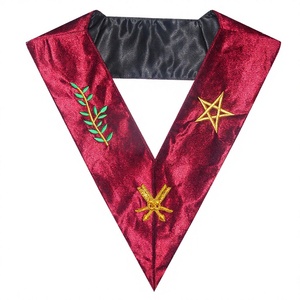 Regalia maçonnique pour secrétaire du 14e degré SCOTISH RITE AASR collier vêtements appropriés pour les cérémonies maçonniques - Product Image 1