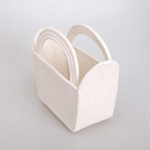 Recién llegado, cesta de conejito de Pascua, bolso de mano bonito para niños, bolso de regalo para juguetes, huevos de caramelo, almacenamiento portátil, decoraciones para fiestas y festivales - Product Image 3