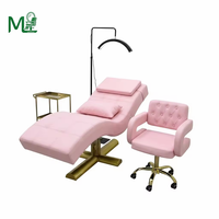 Table de massage traditionnelle en bois pour cils, spa, salon, soins du visage, lit de beauté portable incurvé pour cils, salle de sport, hôtel