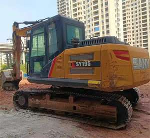 Motor de trabajo de demolición de excavadora mediana usado SANY SY195C 20,7 T DOMCS Sistema de combinación inteligente eficiente de excavación de servicio pesado - Product Image 2