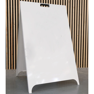 Jh-mech reklam panoları katlanır tasarım çift taraflı siyah toz kaplı çelik kaldırım işaretleri satılık - Product Image 3