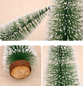 1 pièce 10cm à 40cm Mini arbre <span class=keywords><strong>de</strong></span> noël <span class=keywords><strong>petit</strong></span> pin vert Sisal placé sur le bureau nouvel an ornements <span class=keywords><strong>de</strong></span> fête <span class=keywords><strong>de</strong></span> noël - Product Image 3