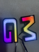 Éclairage d'emblème de calandre avant LED RGB Plug and Play, étanche, contrôlable par application, pour pick-up grand format 2019-2024