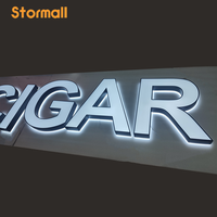 Letrero 3D con Letras de Canal LED, Retroiluminado y con Iluminación Frontal, Letrero LED Grande Personalizado, Letrero para Tienda Minorista al Aire Libre, Letrero Arquitectónico para Negocios