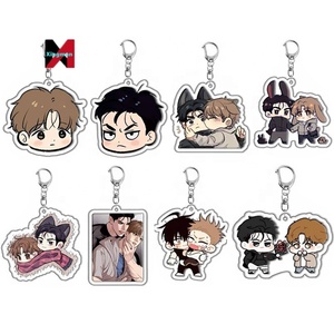 พวงกุญแจอะคริลิคแนวเว็ตตูนเกาหลีคำสาปดีไซน์รูปหมูสำหรับเกมและการขาย - Product Image 1