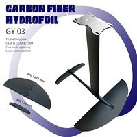 Kit de foil GY03 Hydrofoil unisexe avec logo personnalisé, planche de paddle surf pour la propulsion par kite et aile de vent en mer, sport nautique, foil wingfoil