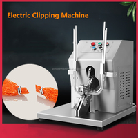 Machine à clipser les filets de saucisses électriques de type U à prix d'usine, machine à clipser les filets U506 pour l'emballage des fruits et légumes, machine à nouer les nœuds