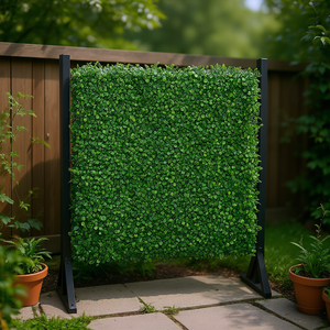 Pannello Murale di Piante Artificiali Milan Grass 40 X 120 Pollici, Decorazione Verde per Privacy in Stile Moderno - Product Image 2