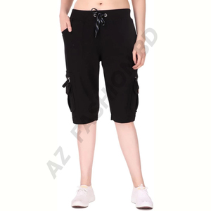 Bangladesh Femmes Premium Cargo Shorts Élégant Mode Confortable Vêtements Tissu Lavé pour Dames pour les Jeux - Product Image 2