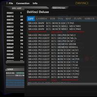 2024 Última versión del software DaVinci Deluxe Edition relacionado con el moderno sistema anticontaminación DTC DPF EGR SCR TVA MAF