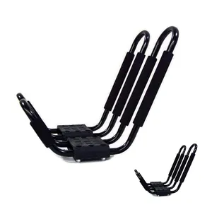 Universal J-Bar 1 Pair Truck SUV Auto Car Roof Rack Carrier for Kayak Canoe Paddleboard Surfboard