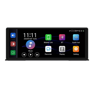Camera hành trình 4K màn hình 11.3 inch mới với CarPlay không dây, Android AUTO, ghi hình âm thanh, camera DVR, hộp đen xe hơi màu đen - Product Image 1